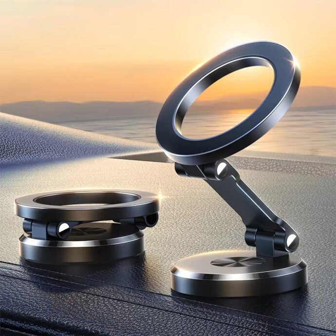 Support de Téléphone Magnétique pour Voiture – Rotation 1080° | Universel iPhone & Android TK - Image 15